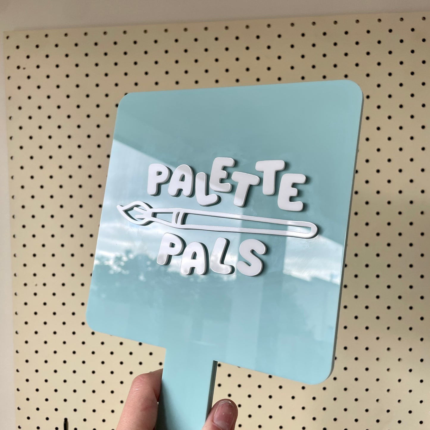 Coloured Acrylic Handheld Mirror | Custom Logo