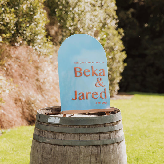 Welcome Sign | Arch | 3D Acrylic