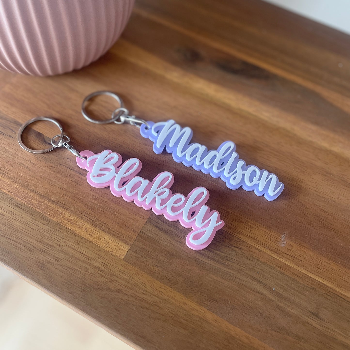 Double Layer Name Bag Tag