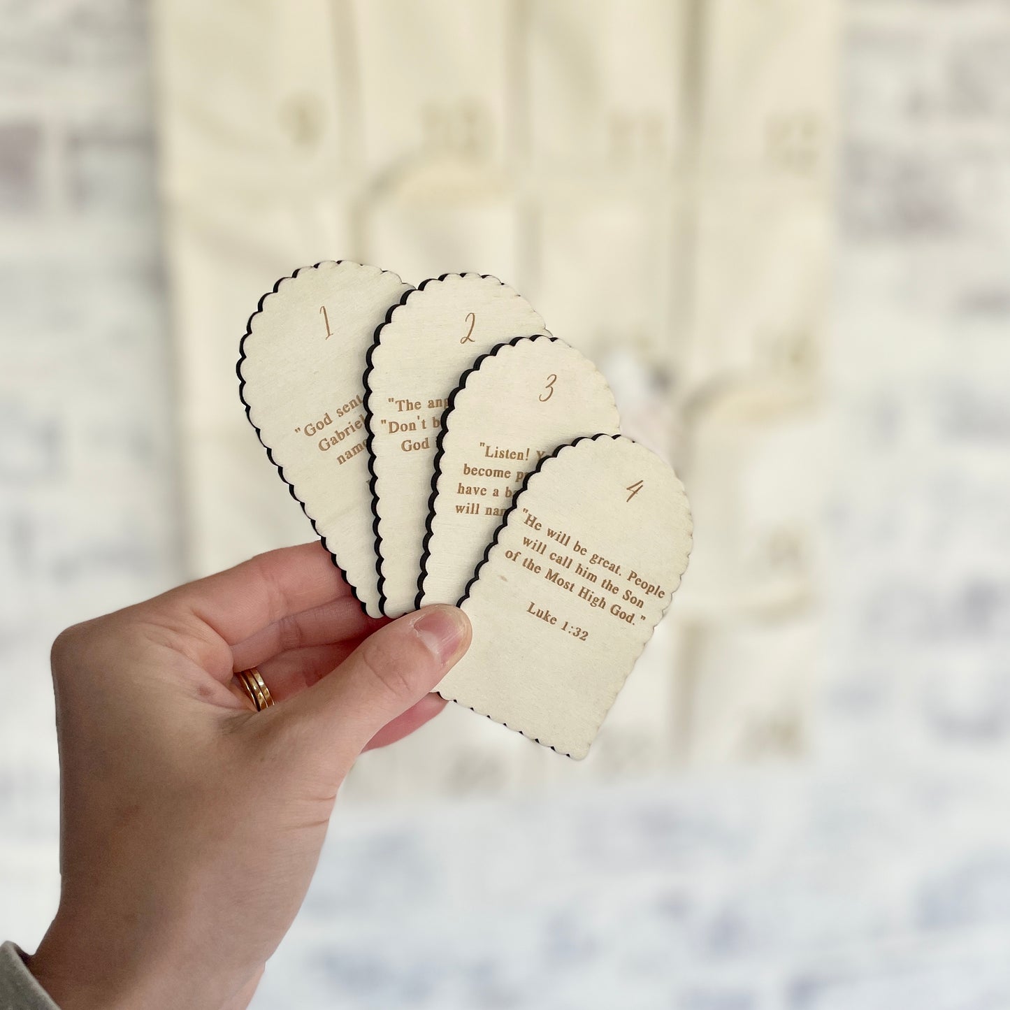 Nativity Story Advent Calendar Cards | 25 pcs