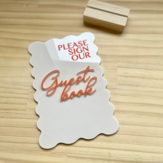 Guestbook Sign | Acrylic
