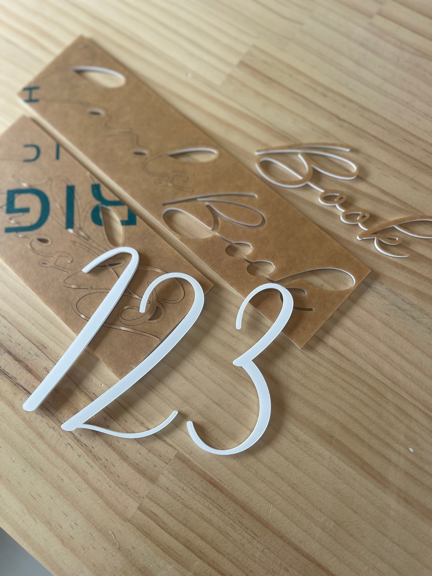Number Cut Outs 1-3