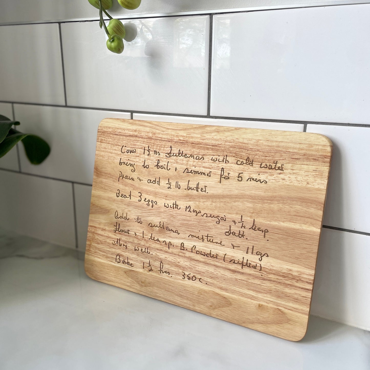 Handwritten Recipe Cutting Board - Remarkable Creations