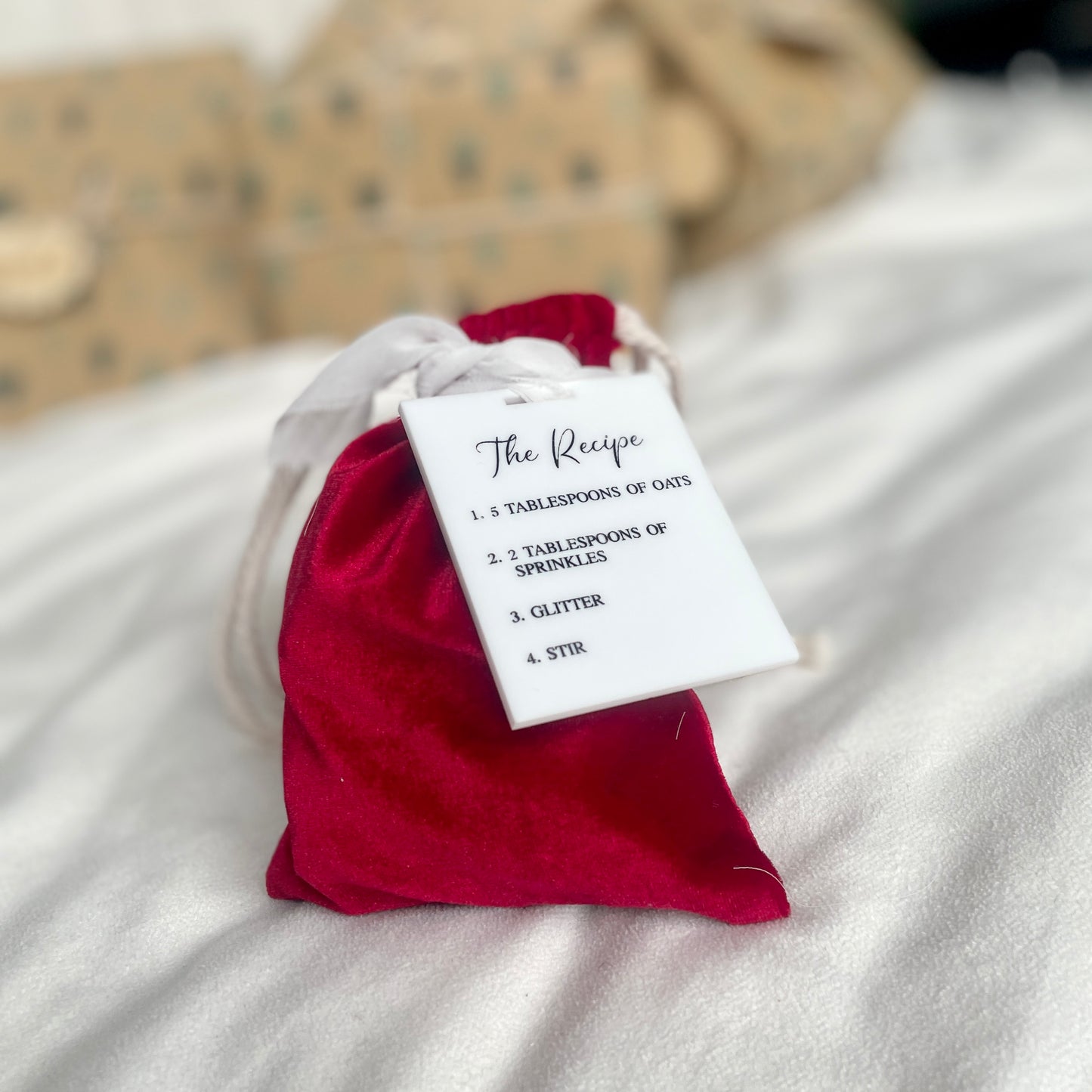 Reindeer Food Bag