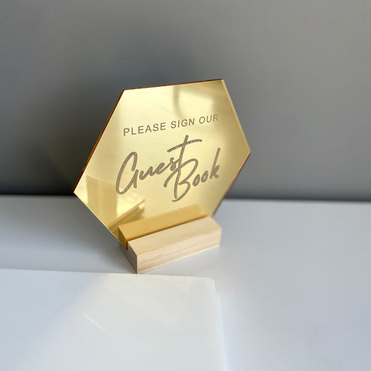 Guestbook Sign | Mirror Acrylic