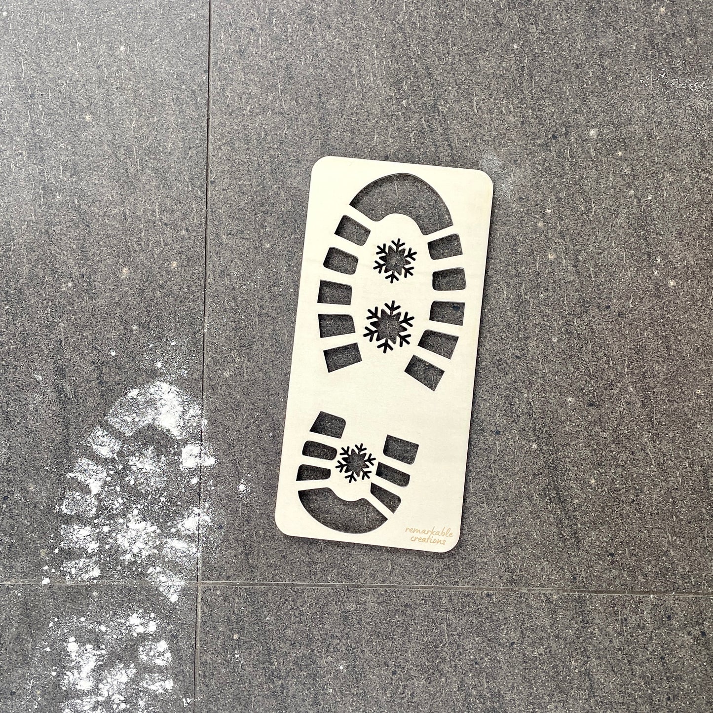 Santa Boot Stencil