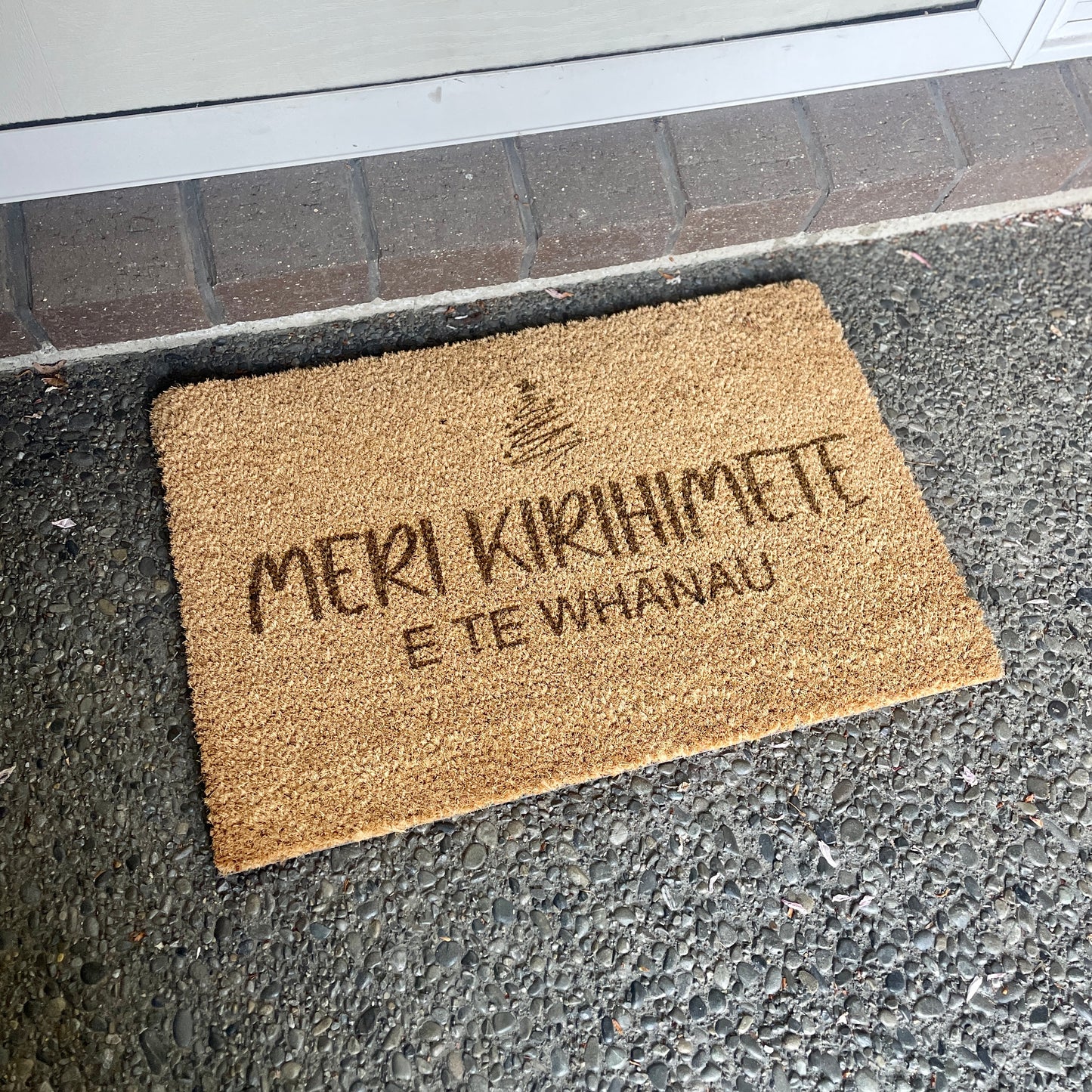 Meri Kirihimete Doormat