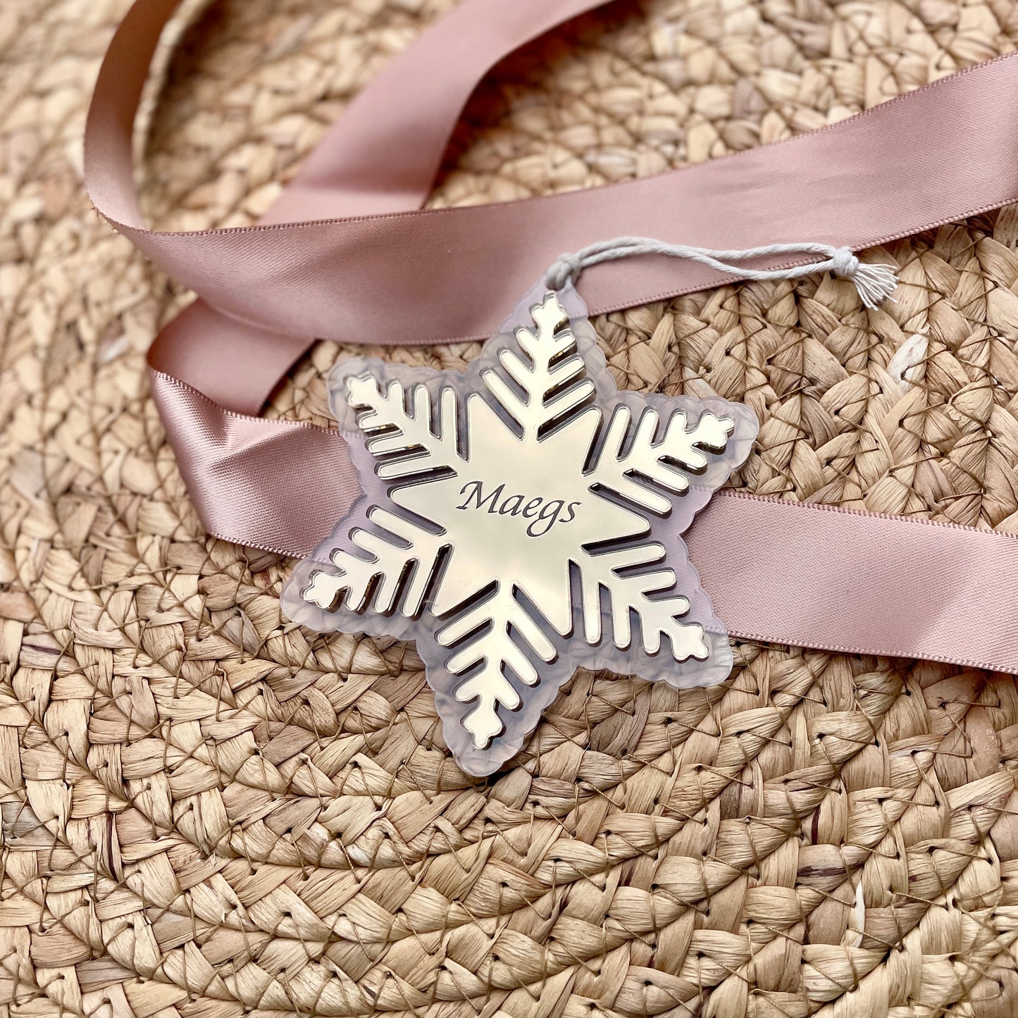 Double Layer Snowflake Ornament