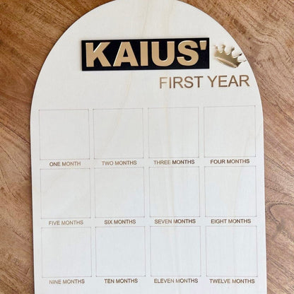 Prince Theme | Photo Birthday Board - Remarkable Creations