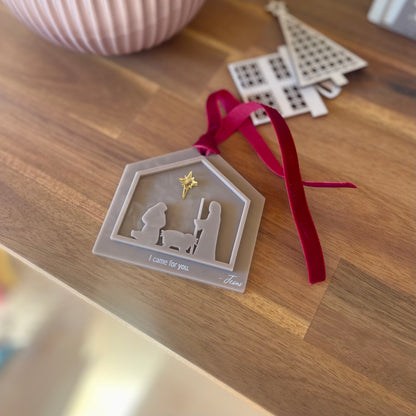 Nativity Scene Ornament - Remarkable Creations