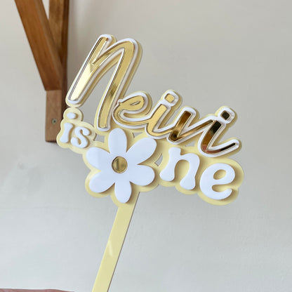 Daisy Theme Cake Topper