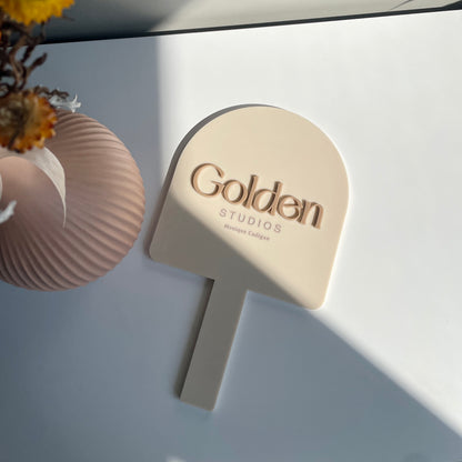 Coloured Acrylic Handheld Mirror | Custom Logo