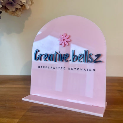 Logo Sign | A5 Table Top Sign