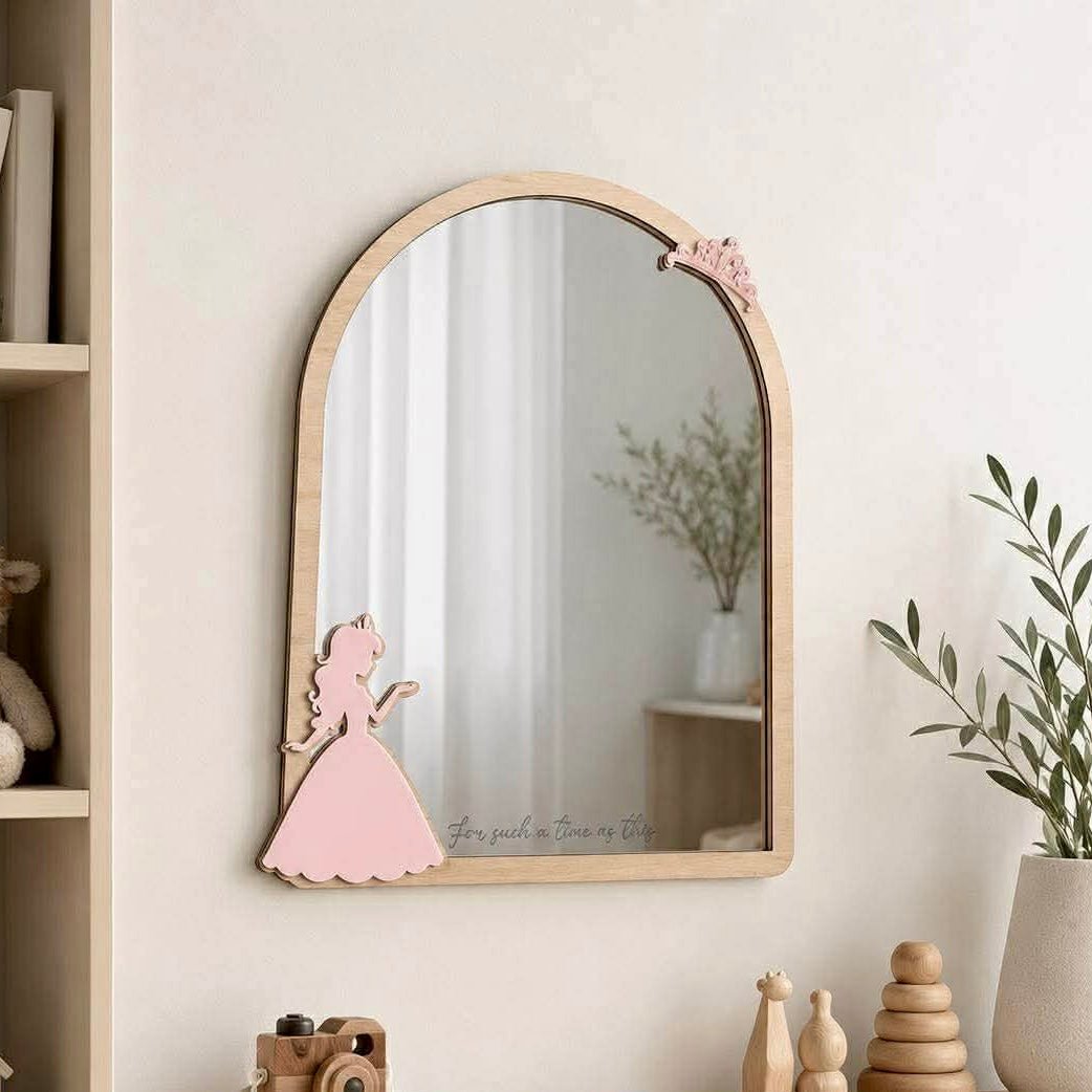 Biblical Affirmation Mirror SVG File | For Such a Time As This | Princess - Remarkable Creations