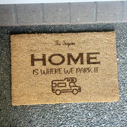 Home is where we park it | Doormat