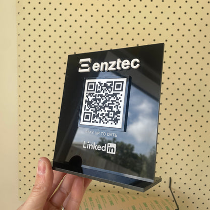 QR Code Sign | Square | 1 QR Code