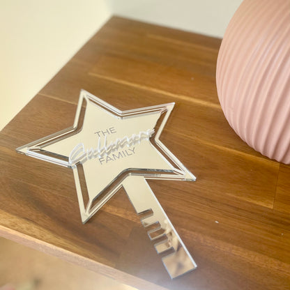 Family Name Christmas Tree Topper