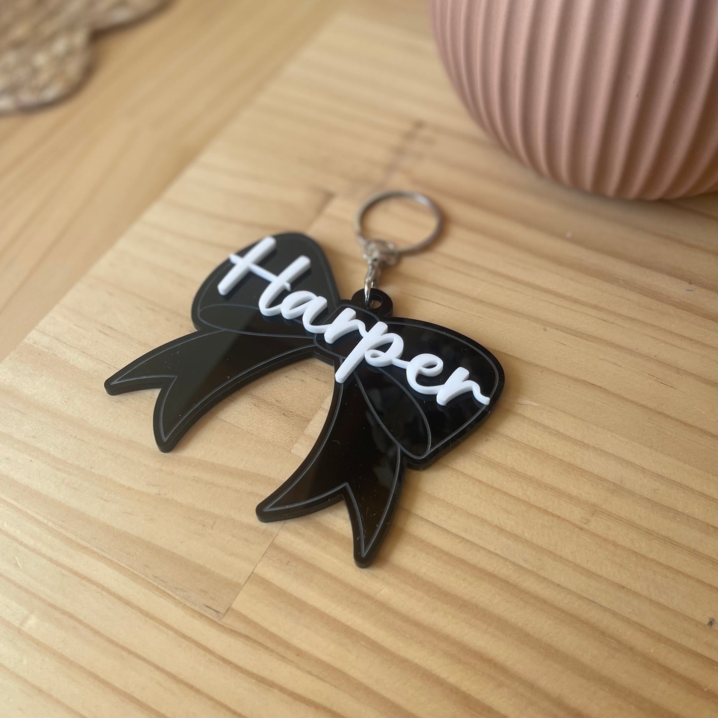 Bow Bag Tag | Double Layer