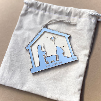 Double Layer Nativity Ornament