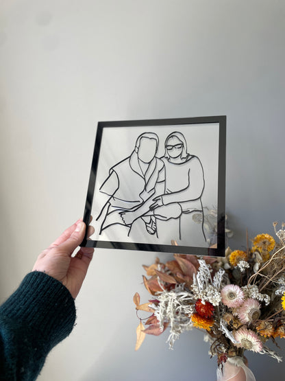 Custom Photo Line Art