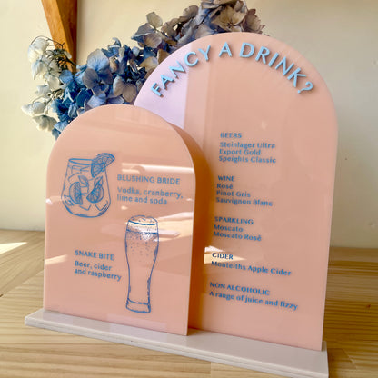 Bar Sign | Double Panel | His and Hers Cocktails