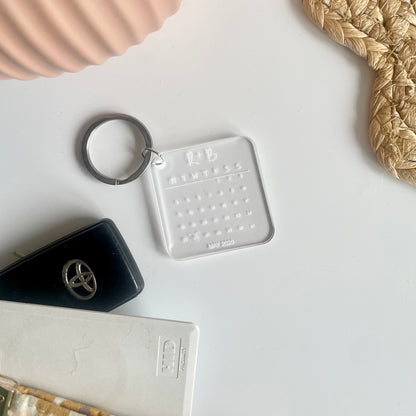 Special Date Keyring