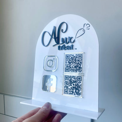 QR Code Sign | Single Panel