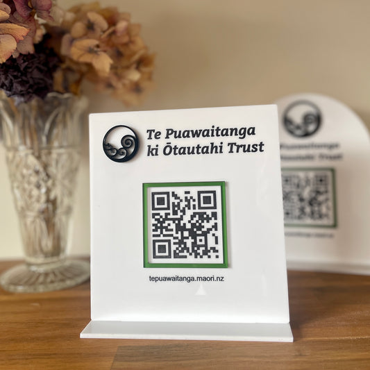 QR Code Sign | A5 Square | 1 QR Code