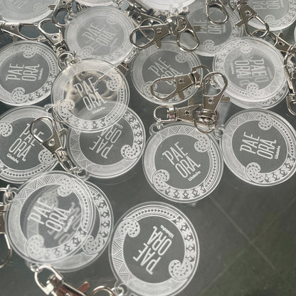 Custom Design Keyring | Frosted Acrylic | Corporate Gift