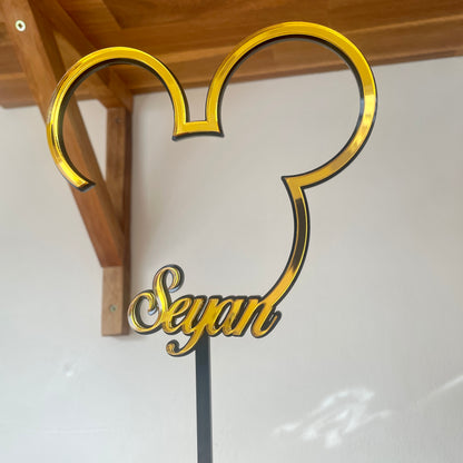 Mickey Mouse Double Layer Cake Topper