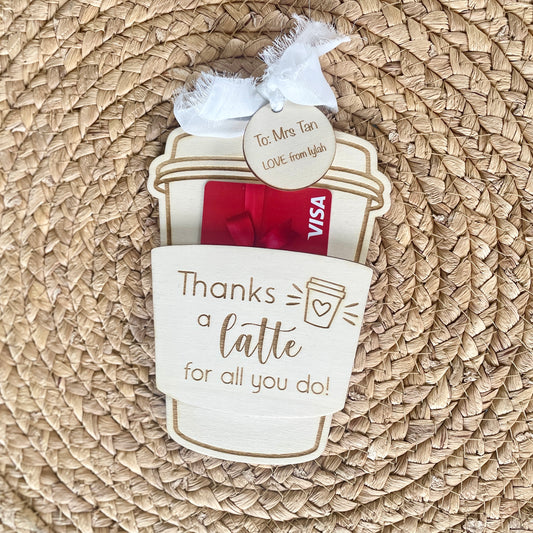Gift Card Holder - Coffee cup