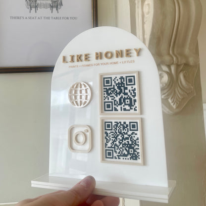 QR Code Sign | Single Panel