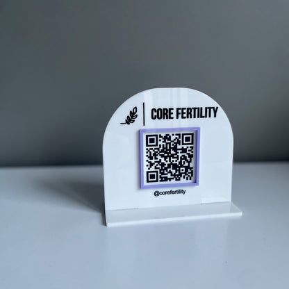 Mini QR Code Sign | 1 QR Code