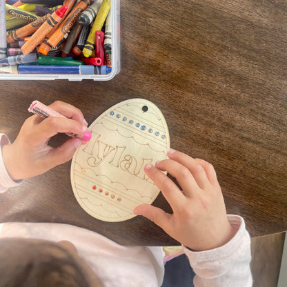 Easter Egg Colouring Craft