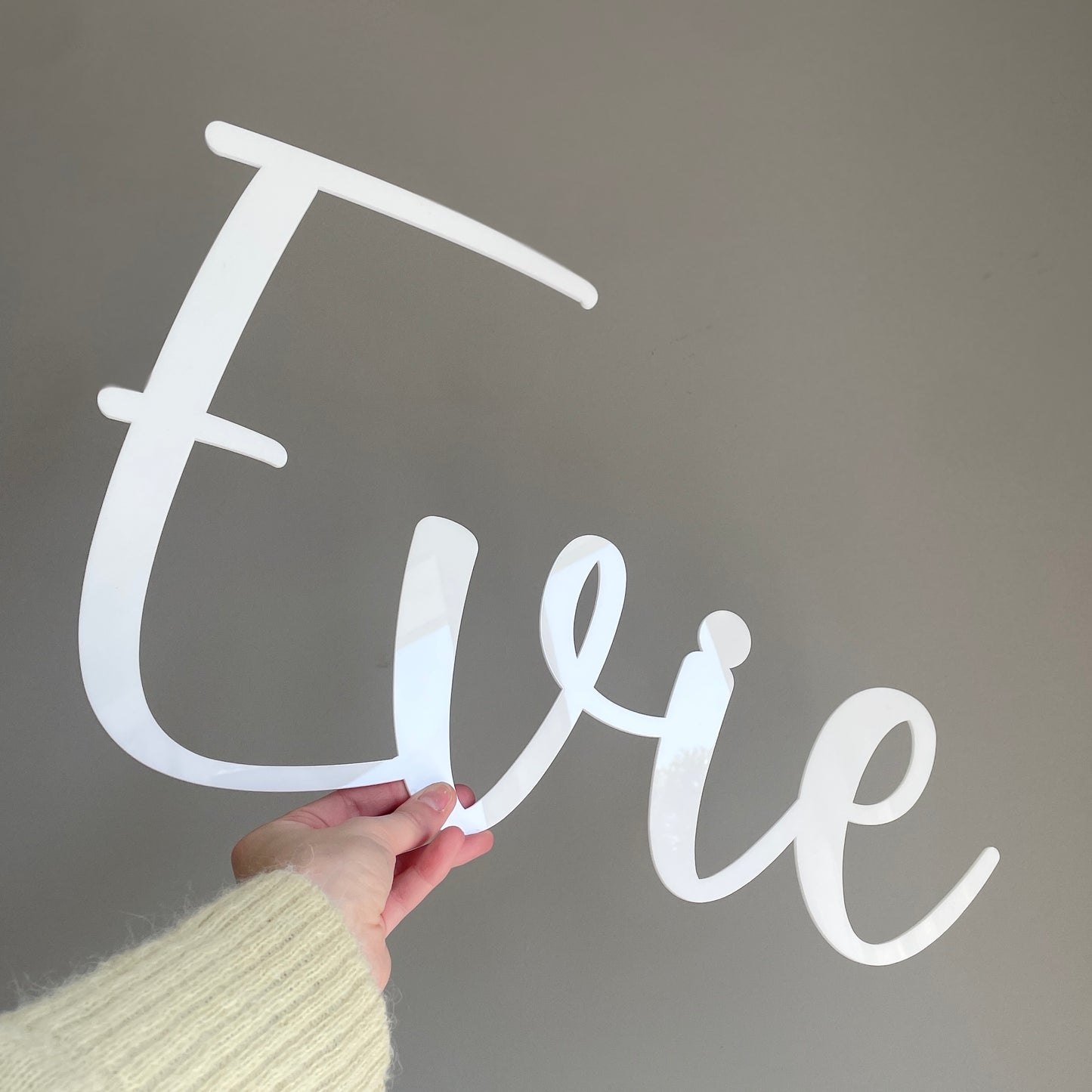 Acrylic Name Sign | single layer