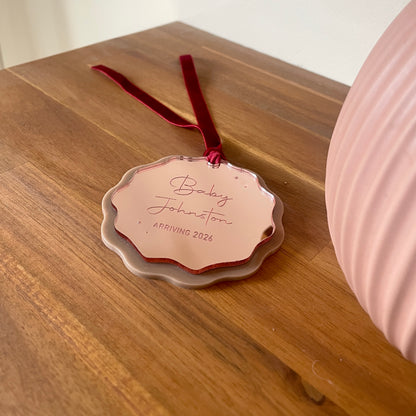 Baby Announcement Ornament | Design 1