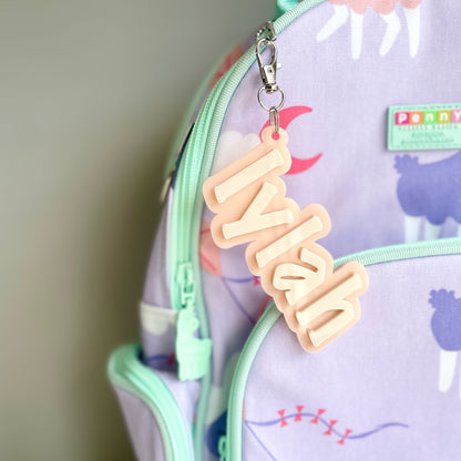 Double Layer Name Bag Tag