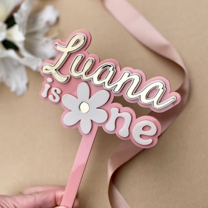 Daisy Theme Cake Topper