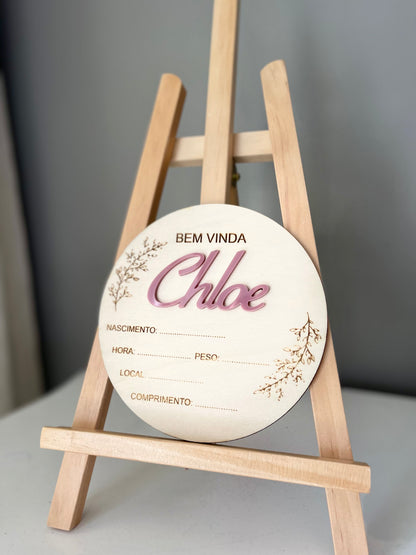 Birth Announcement Disc