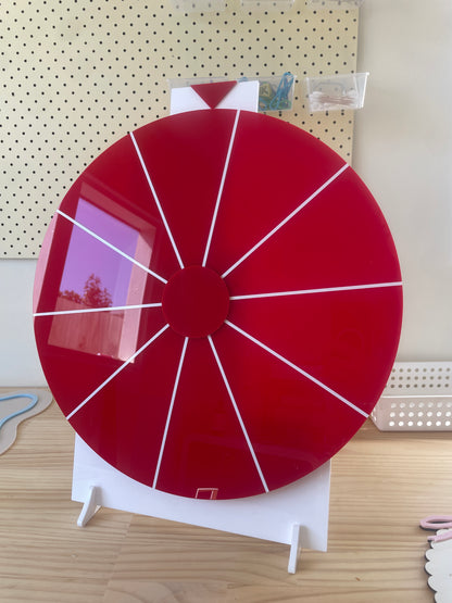 Spinning Prize Wheel (Acrylic)