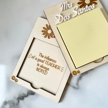 Teacher Sticky Note Holder