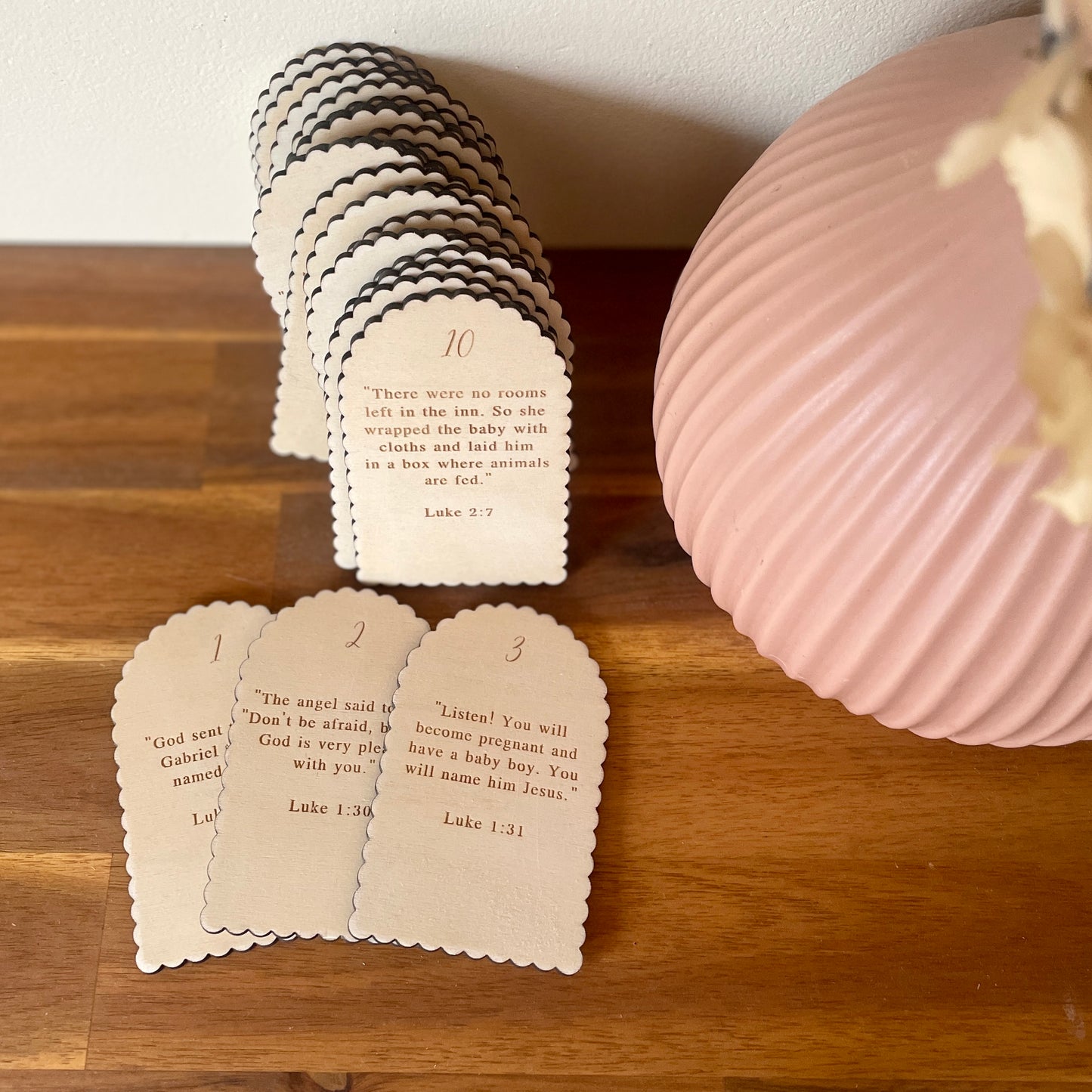 Nativity Story Advent Calendar Cards | 25 pcs