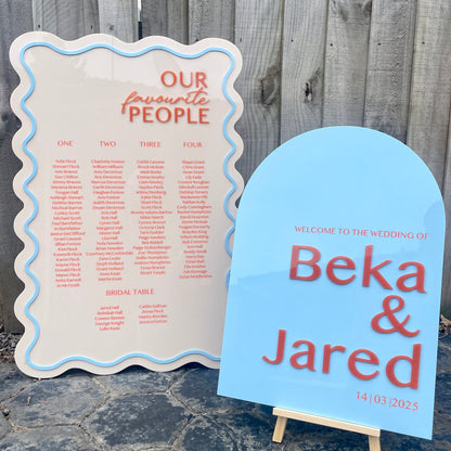 Welcome Sign | Arch | 3D Acrylic