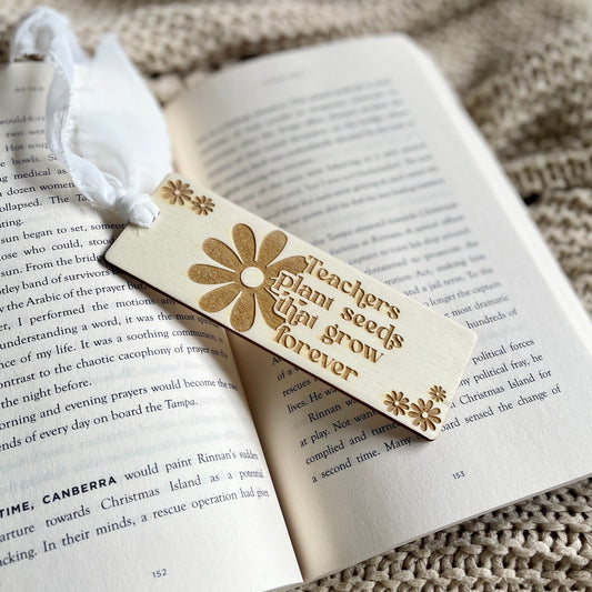 Teacher Wooden Bookmarks