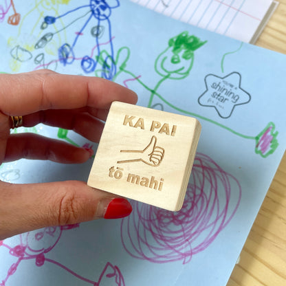Ka Pai Tō Mahi | Rubber Stamp