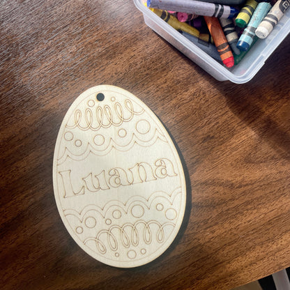 Easter Egg Colouring Craft