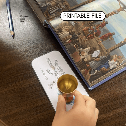 Kids Communion Tray + Teaching Guide | Printable Digital File | Instant Download - Remarkable Creations