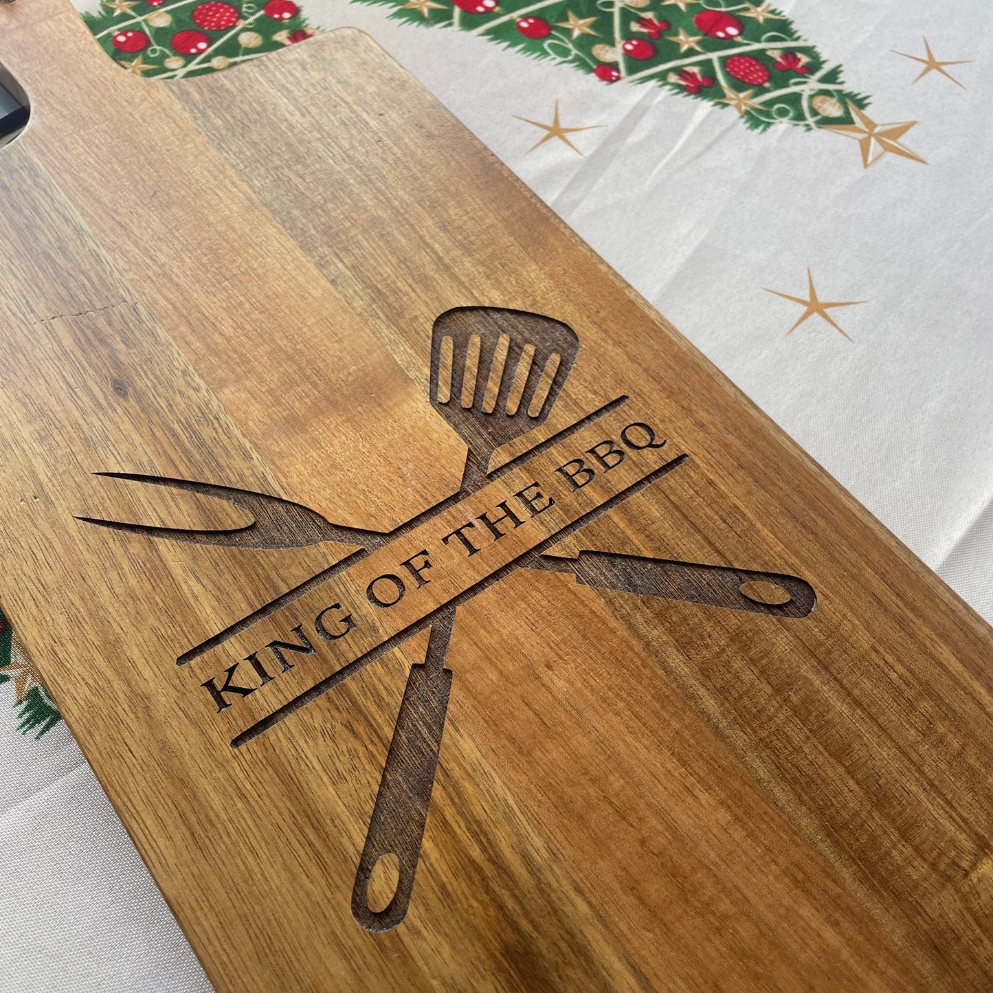 King of the BBQ | Engraved Serving Paddle - Remarkable Creations