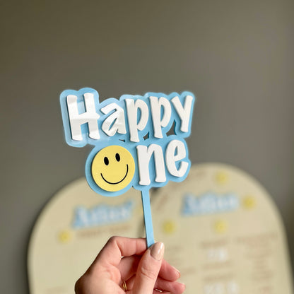 Happy One Cake Topper