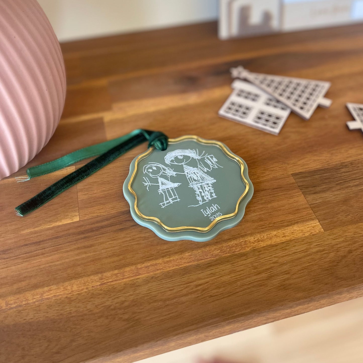 Custom Drawing Ornament | Design 1